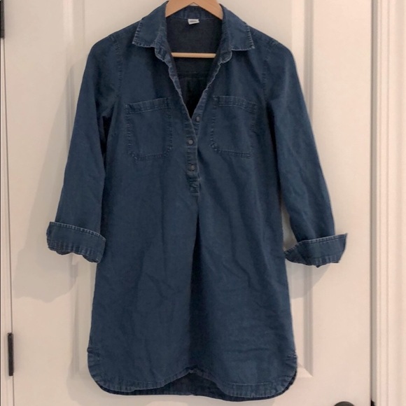 Old Navy Dresses & Skirts - DONATED: Old Navy Chambray Long-Sleeve Shirtdress